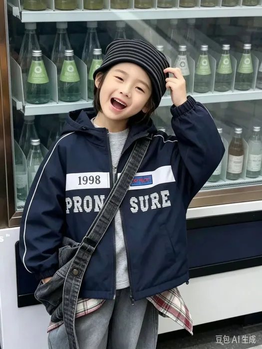 Older children's double-layer cotton jacket — 5/6