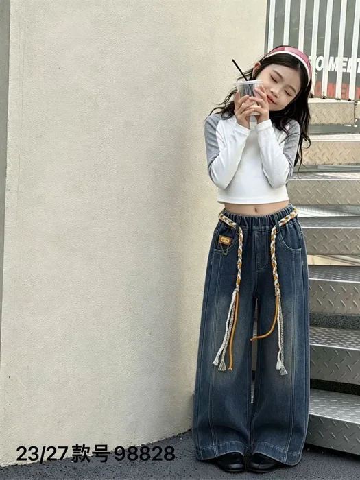 QQMD all-in-one fleece denim — 16/30