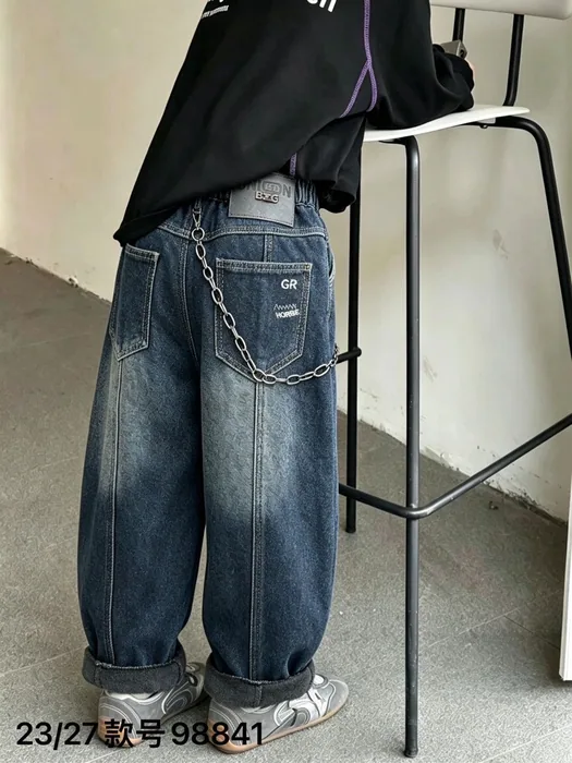 QQMD all-in-one fleece denim — 25/30