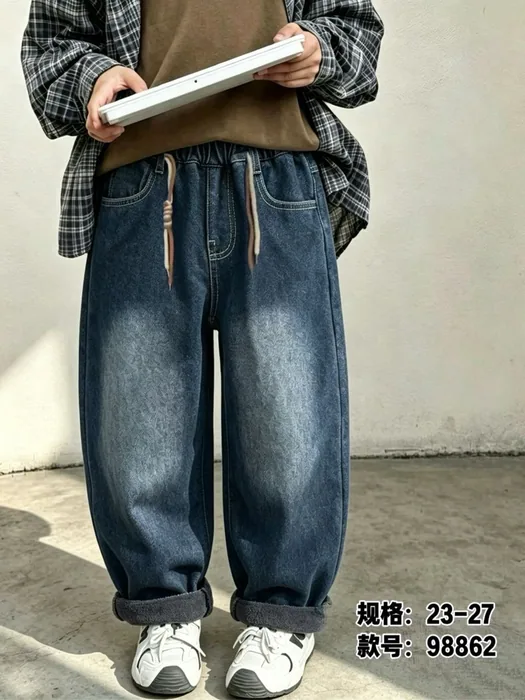 QQMD all-in-one fleece denim — 4/30