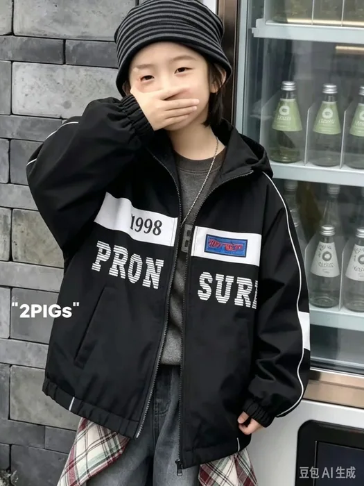Older children's double-layer cotton jacket — 6/6