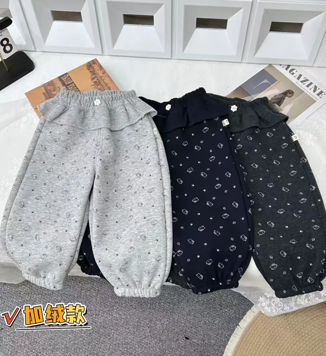 ZH26aw One-piece Velvet Pants Run Volume King 100-140 Super Soft — 12/24