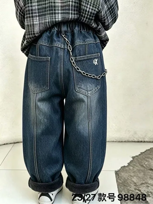 QQMD all-in-one fleece denim — 15/30
