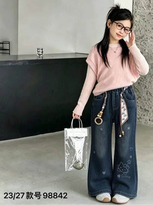 QQMD all-in-one fleece denim — 24/30