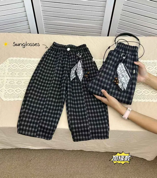 ZH26aw One-piece Velvet Pants Run Volume King 100-140 Super Soft — 21/24