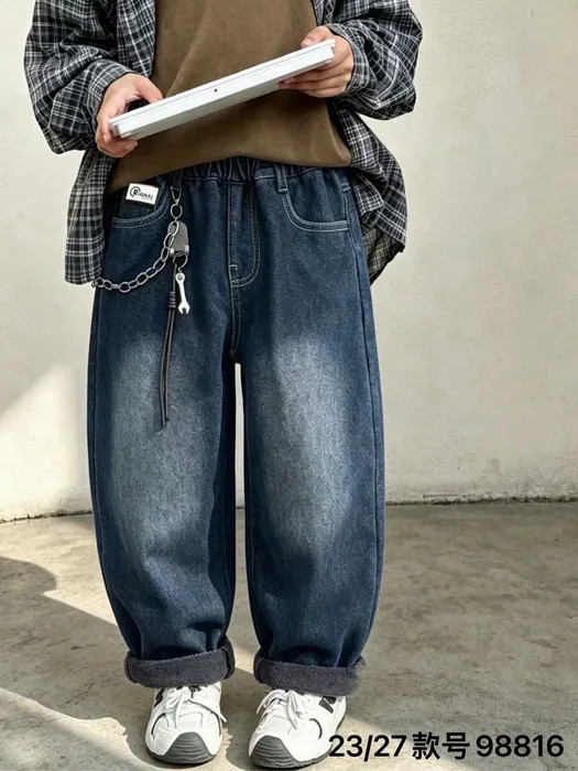 QQMD all-in-one fleece denim